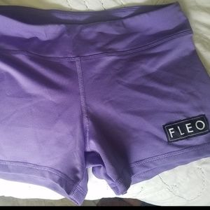 Lilac Purple Fleo Shorts